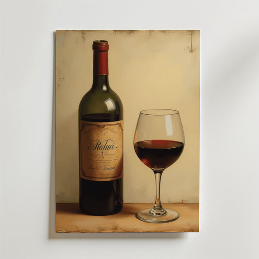 Classic Red Wine Poster