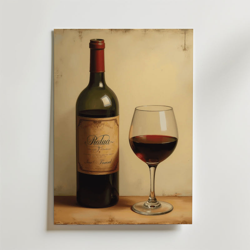 Classic Red Wine Poster