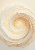 Abstract Spiral konsttryck på vit bakgrund – elegant Bozetto affisch för hemmet i hög tryckkvalitet