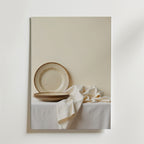 Rustic dinner plate – stilfullt konsttryck från Bozetto, tryckt på matt finpapper