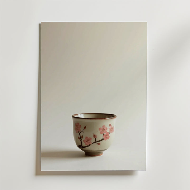 Cherry Blossom Ceramic Cup Poster
