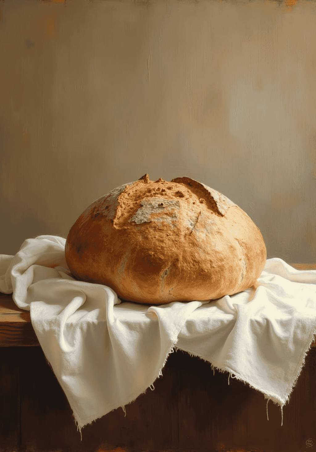 Sourdough Bread Loaf – affisch med snyggt motiv, köp enkelt hos Bozetto i flera storlekar