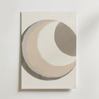 Abstract Moon – stilfullt konsttryck från Bozetto, tryckt på matt finpapper i hög tryckkvalitet