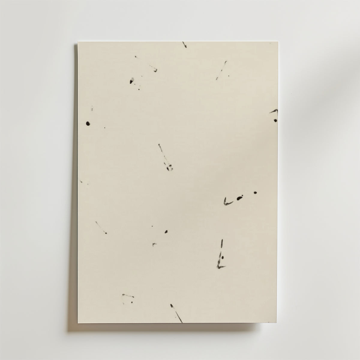 Abstract Beige – stilfullt konsttryck från Bozetto, tryckt på matt finpapper i hög tryckkvalitet