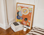 Hilma af Klint The Ten poster visualiserad på vägg – från Bozetto i hög kvalitet