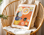Affischmockup för Hilma af Klint The Ten – köp enkelt hos Bozetto i hög kvalitet