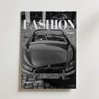 Black Roadster Cover Poster – canvas utan passepartout