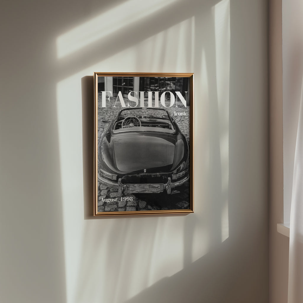 Black Roadster Cover Poster – i rum 4