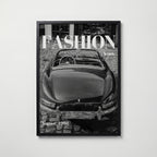 Black Roadster Cover Poster – svart ram
