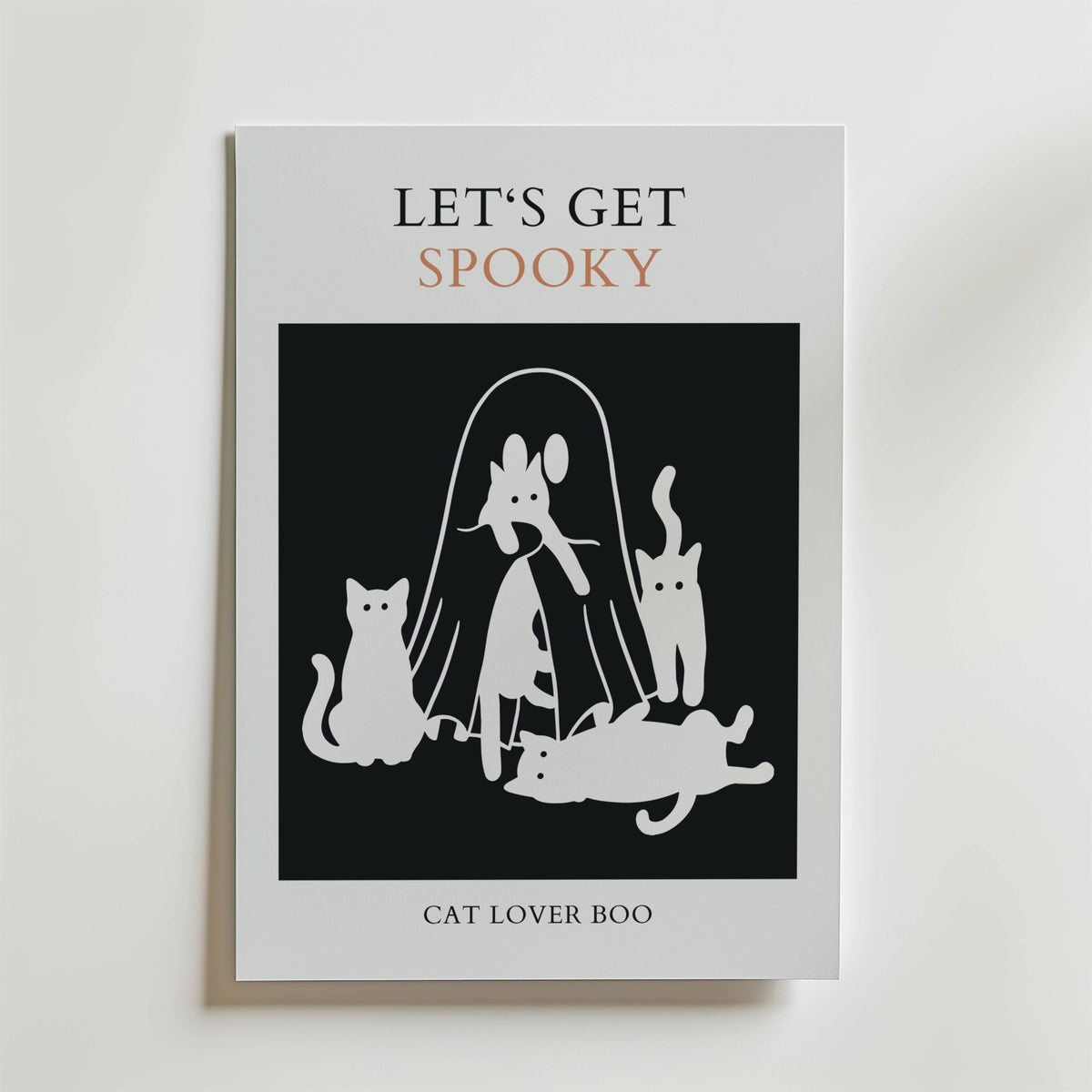 Ghostly Companions – stilfullt konsttryck från Bozetto, tryckt på matt finpapper