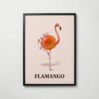 Flamango Poster – svart ram