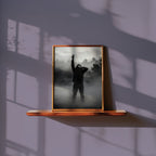 Fog Rebel Poster med valnötsram