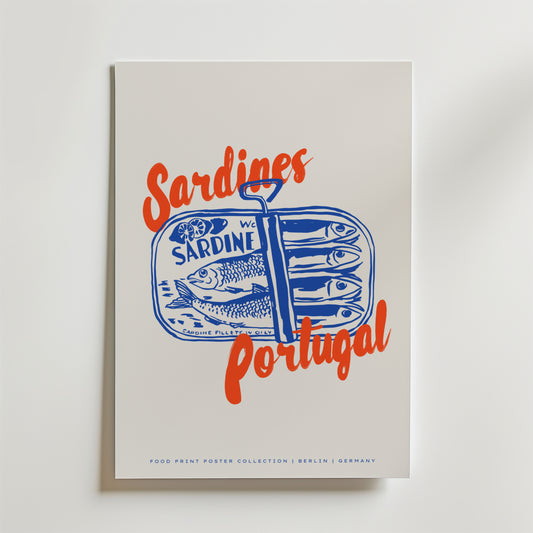 Portuguese Sardines Poster