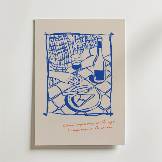Better With Wine Poster