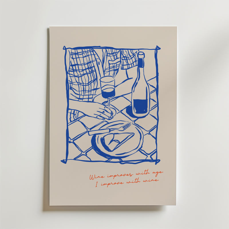 Better With Wine Poster