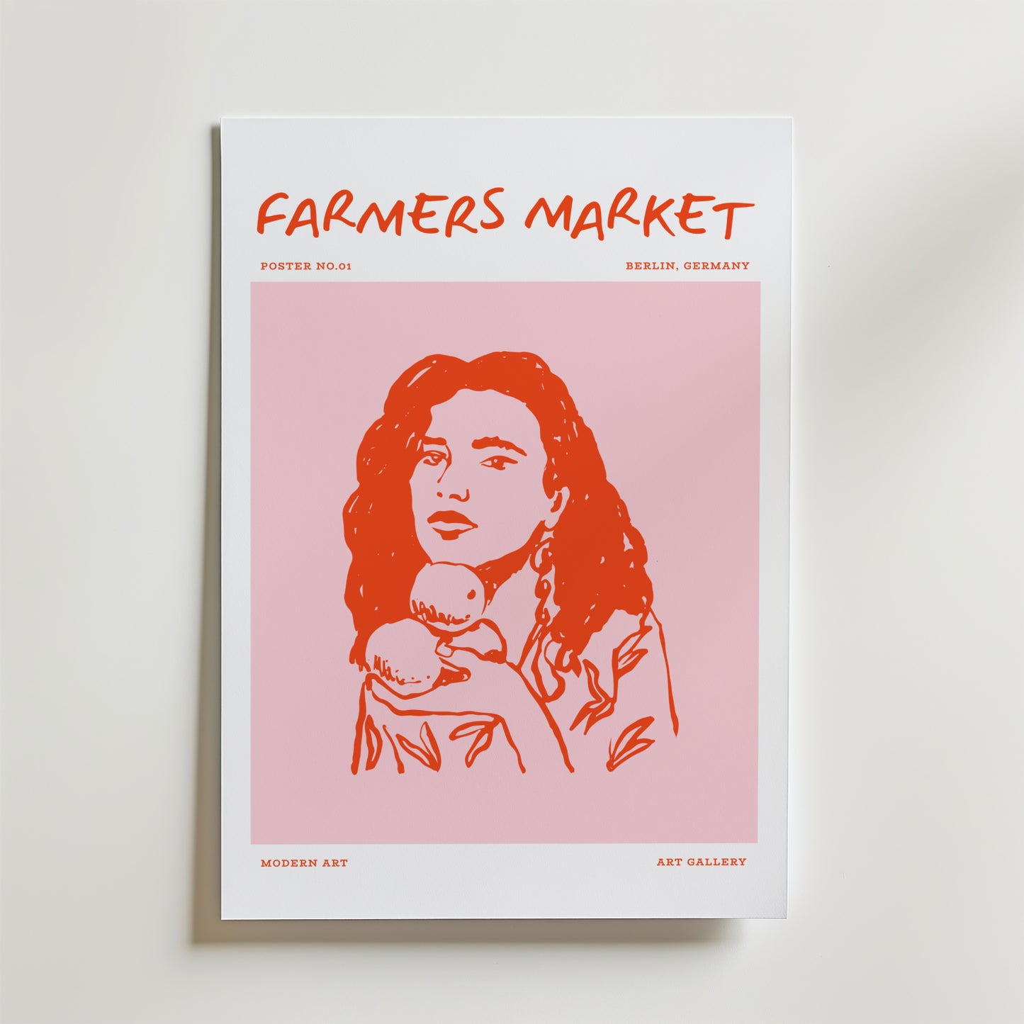 Peachy Mood Poster