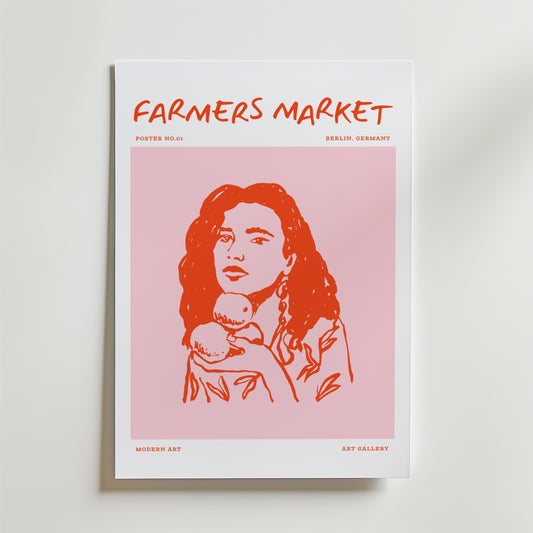 Peachy Mood Poster