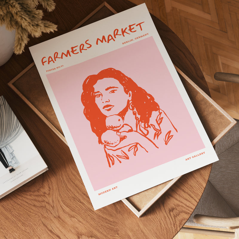 Peachy Mood Poster