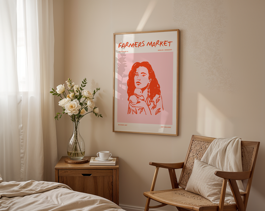 Peachy Mood Poster