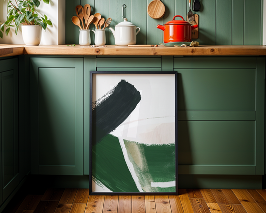 Abstract Embrace of Nature Poster