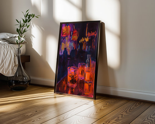 Abstract Bar Poster