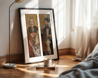 Mockup av Carl Larsson A Swedish affisch på vägg – köp enkelt hos Bozetto i hög kvalitet