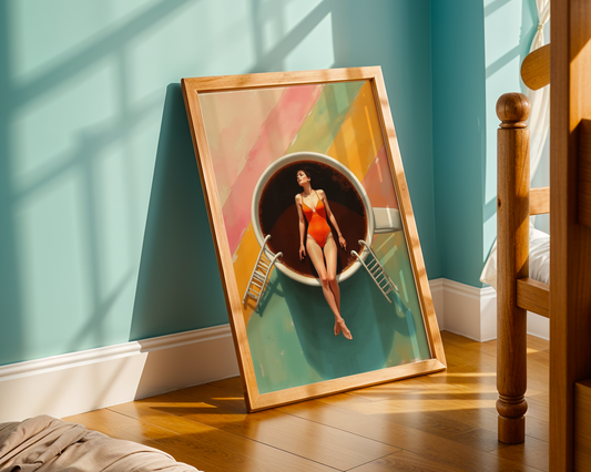 Bikini Coffe Poster