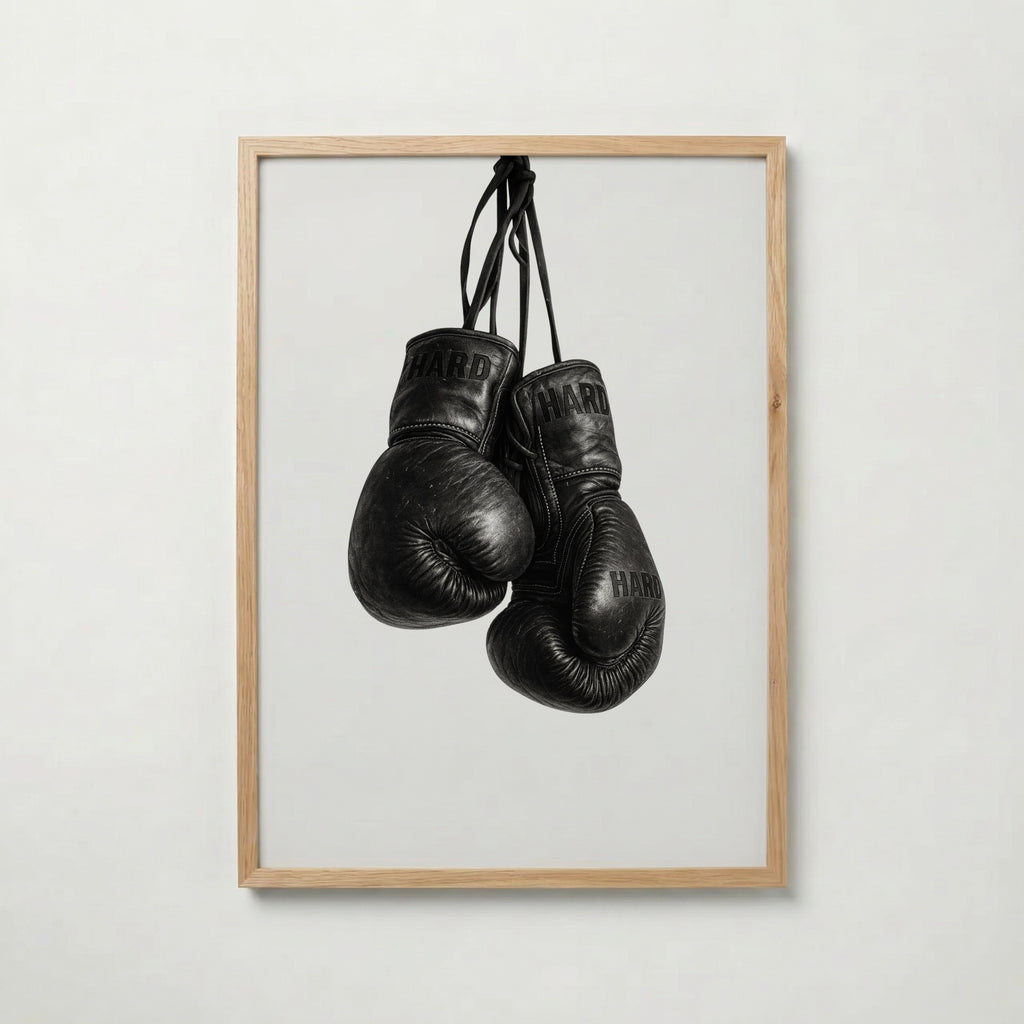 Worn Boxing Gloves Poster – ekram