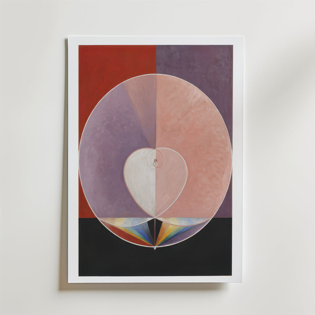 Hilma af Klint The Dove – stilfullt konsttryck från Bozetto, tryckt på matt finpapper