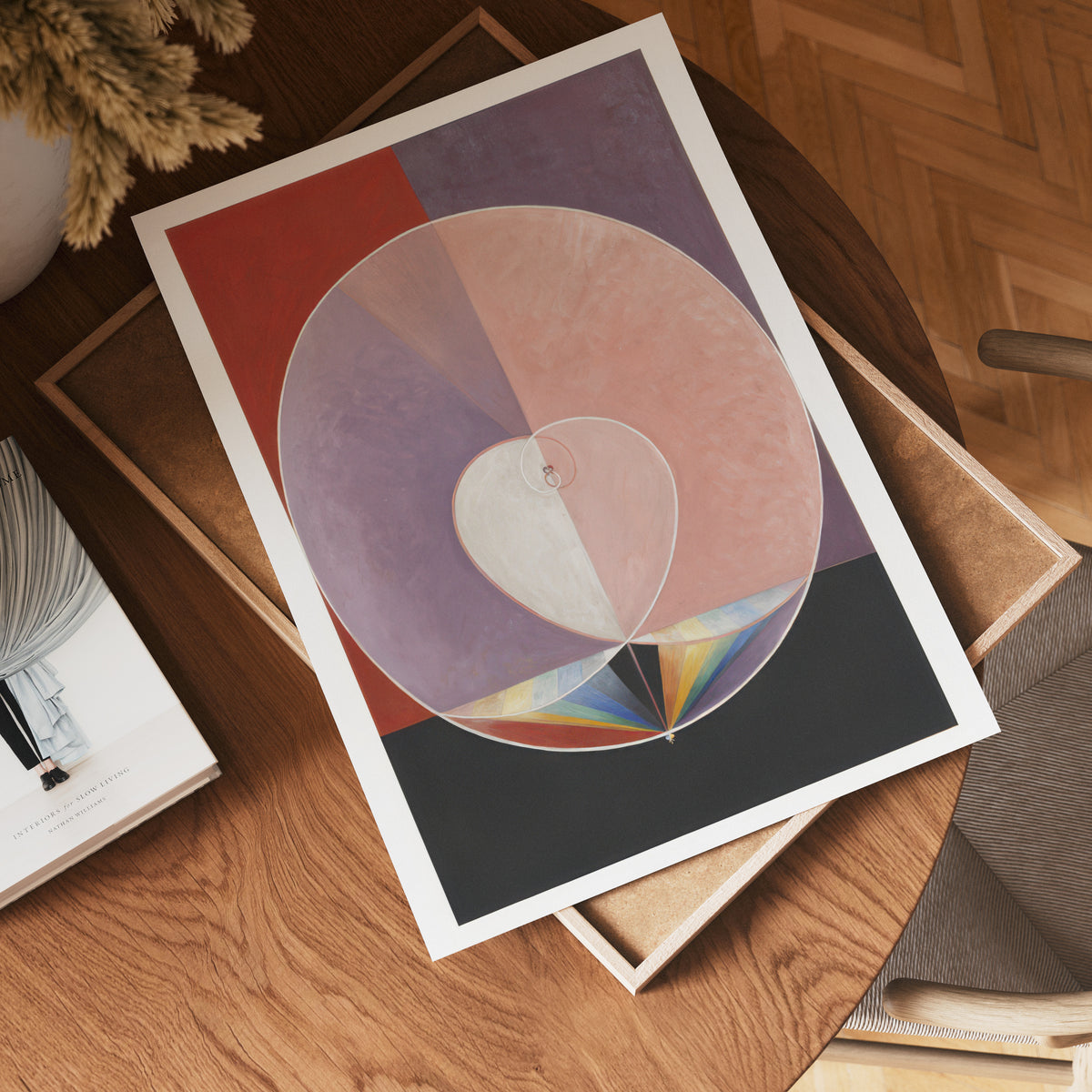 Hilma af Klint The Dove – affisch med stilfullt motiv från Bozetto i hög kvalitet