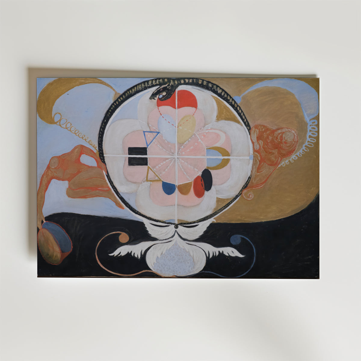 Hilma af Klint Evolution No.13 affisch på neutral bakgrund – poster från Bozetto
