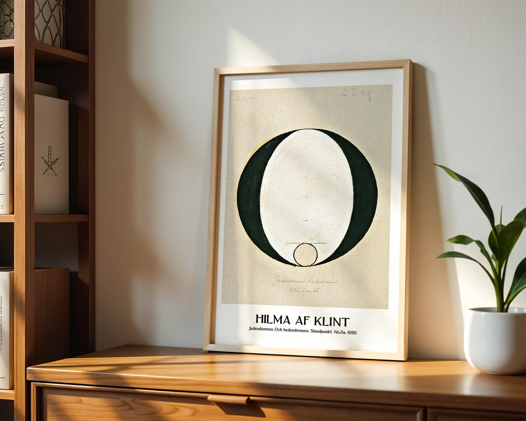 Hilma af Klint Judendomens poster visualiserad på vägg – från Bozetto i hög kvalitet