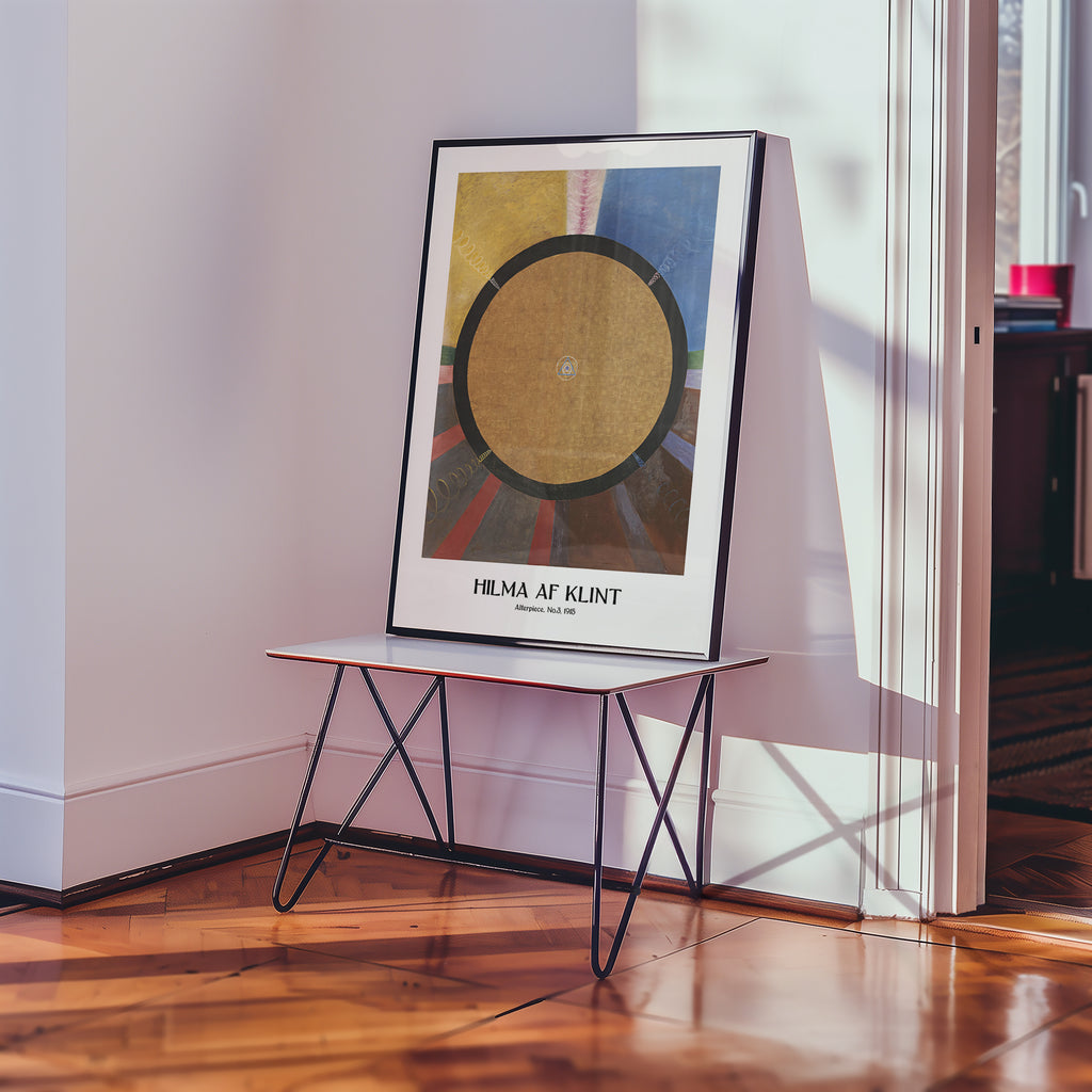 Väggmockup med Hilma af Klint The – köp enkelt hos Bozetto affisch i hög kvalitet