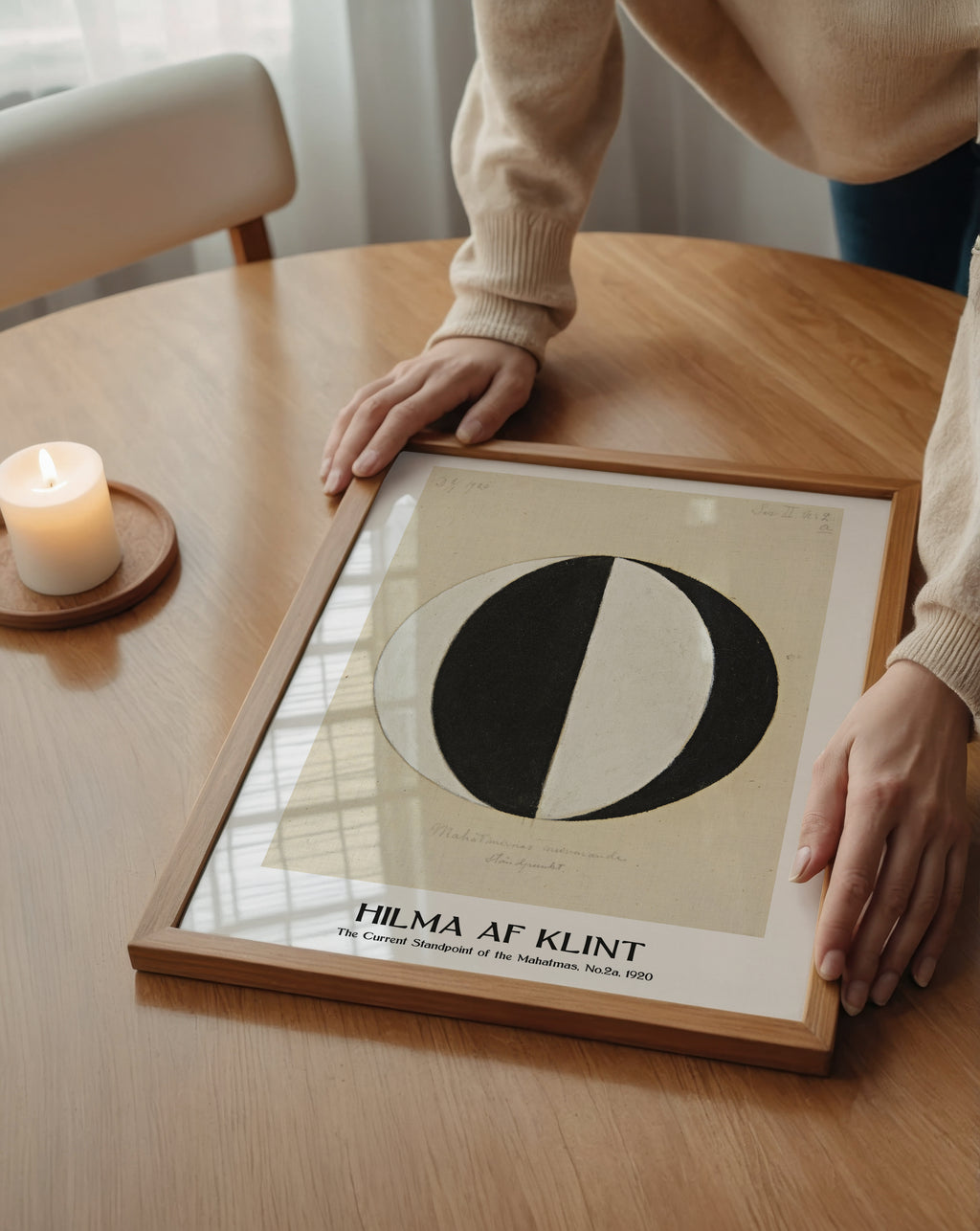 Hilma af Klint The Current – stilfullt konsttryck från Bozetto, tryckt på matt finpapper