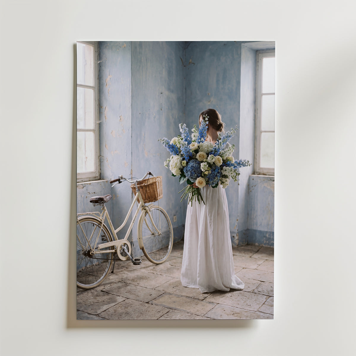 Hydrangea Hideaway Poster – canvas utan passepartout