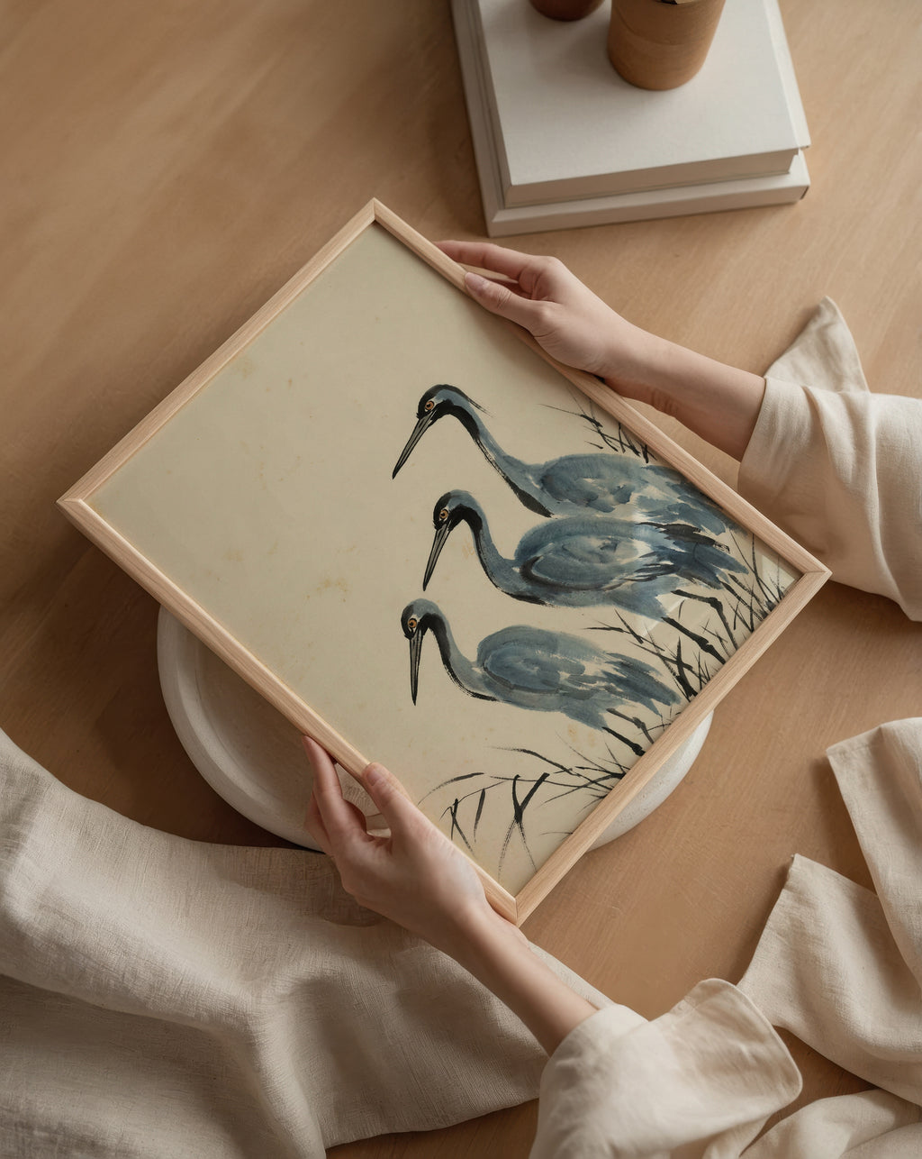 Ink Storks Poster i rum