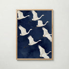 Ivory Wing Poster med ekram