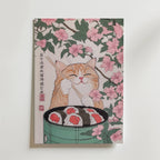 Bundle 2-pack Sakura Sushi Duo visualiserad i interiör – postercollection hos Bozetto