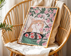 Mockup för Sakura Sushi Cat – se hur affischen ser ut inramad på din vägg, Bozetto