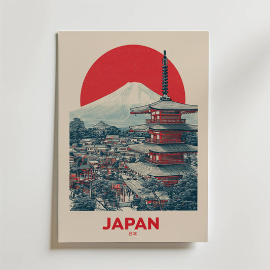 Japan Woodblock Poster