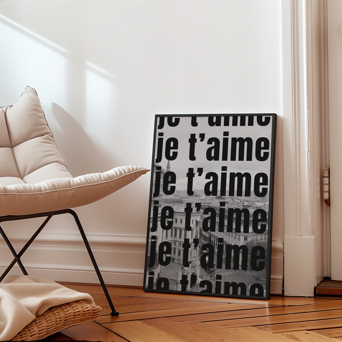 Je T'aime Paris Poster – i rum 3