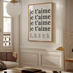 Je T'aime Echo Poster – i rum 5