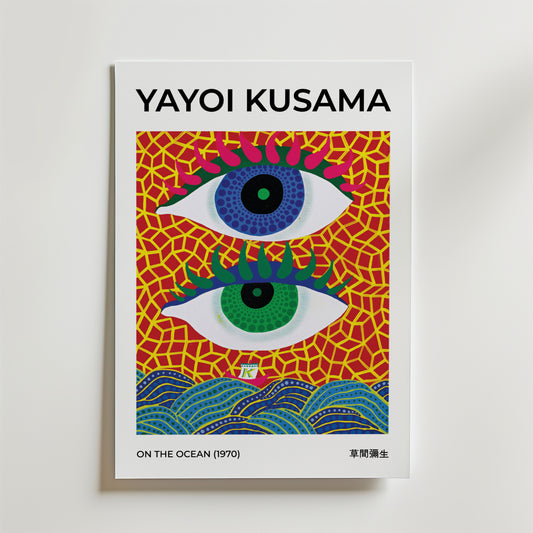 Yayoi Kusama On The Ocean Poster