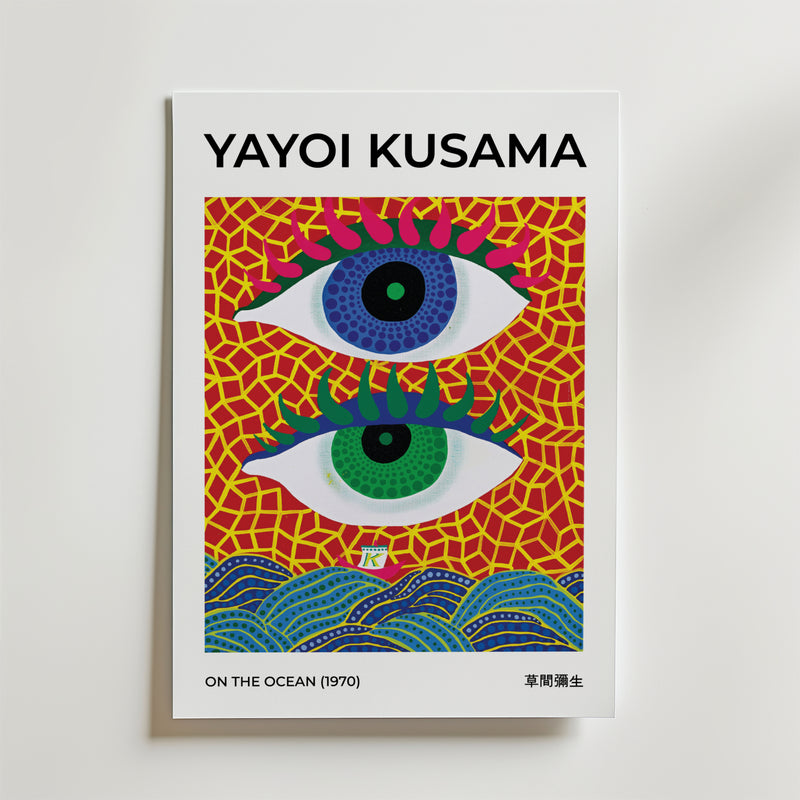 Yayoi Kusama On The Ocean Poster