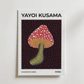 Yayoi Kusama Mushroom 2002 – stilfullt konsttryck från Bozetto, tryckt på matt finpapper