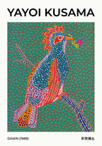 Yayoi Kusama Dawn 1989 poster visad rakt fram – Bozetto affisch i hög tryckkvalitet