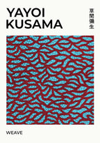 Yayoi Kusama Red Weave poster visad rakt fram – Bozetto affisch i hög tryckkvalitet
