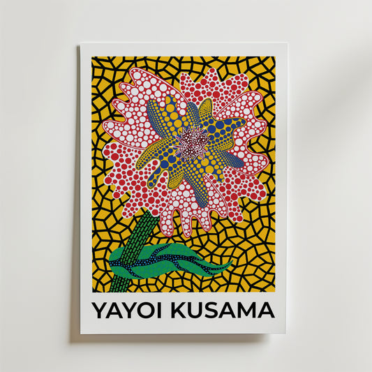 Yayoi Kusama Yellow Garden Poster
