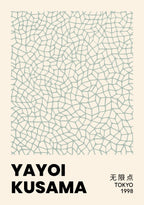 Yayoi Kusama Infinity Web poster visad rakt fram – Bozetto affisch i hög tryckkvalitet