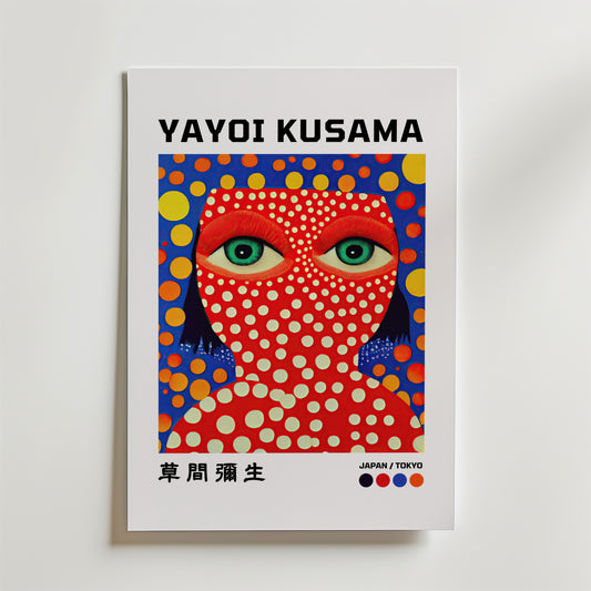 Yayoi Kusama Dots Poster